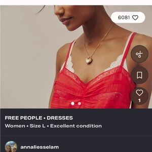 Free People Black Selia Slip Dress